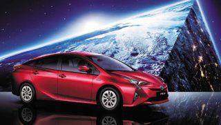 Toyota Prius new model in Red