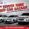 Toyota Creek Motors Participates At The 4th Toyota Sure Bazaar